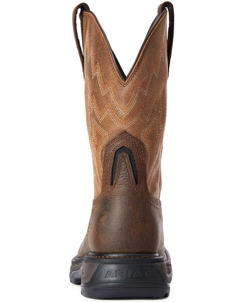 Image #3 - Ariat Men's Big Rig Western Boots - Square Toe, Brown, hi-res