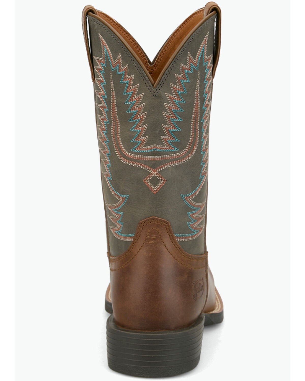 Image #5 - Justin Men's Stampede Gage Performance Western Boots - Broad Square Toe, Blue, hi-res