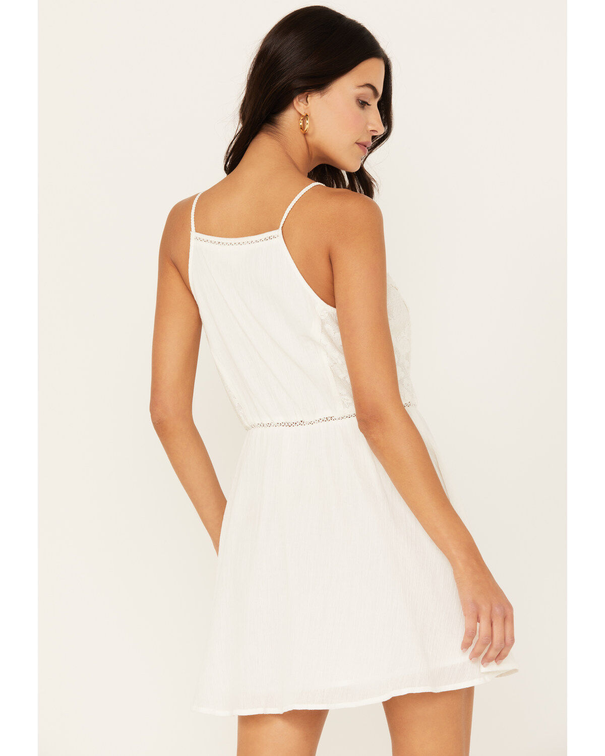 Image #5 - Idyllwind Women's Justyna Embroidered Mini Dress, Ivory, hi-res