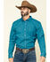 Image #1 - Cody James Core Men's Smokeshow Geo Print Long Sleeve Western Shirt, , hi-res