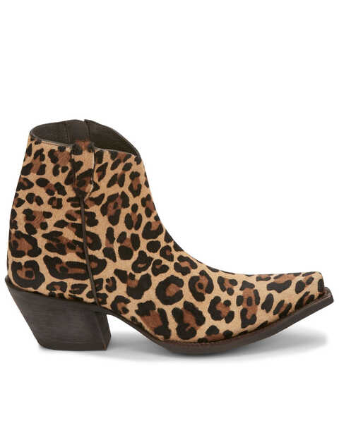 Image #2 - Tony Lama Women's Anahi Wildcat Fashion Booties - Snip Toe, Leopard, hi-res