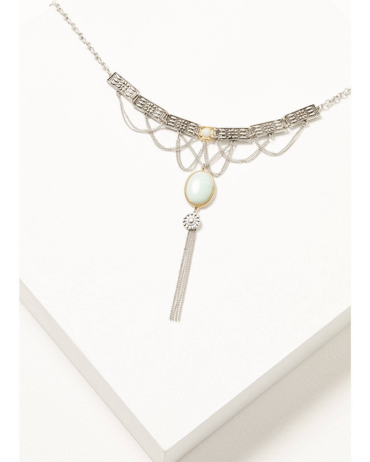 Shyanne Women's Luna Bella Choker Necklace, Silver, hi-res