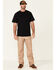 Hawx Men's Solid Forge Short Sleeve Work Pocket T-Shirt - Tall, Black, hi-res