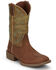 Image #1 - Justin Men's 11" Canter Western Boots - Broad Square Toe , Brown, hi-res