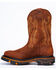 Image #4 - Cody James Men's 11" Decimator Western Work Boots - Soft Toe, Brown, hi-res