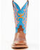 Image #7 - HOOey by Twisted X Men's Square Toe Western Boots, Cognac, hi-res
