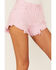 Free People Women's Loving Good Vibrations Shorts, Pink, hi-res