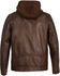 Milwaukee Leather Men's Snap Collar Leather Moto Jacket w/ Removable Hood , Brown, hi-res