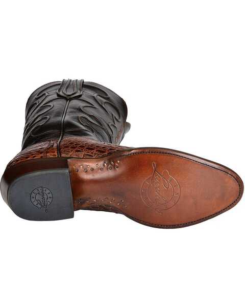 Image #5 - Lucchese Handmade 1883 Caiman Belly Cowboy Boots - Medium Toe, , hi-res