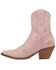 Dingo Women's Floral Western Booties - Snip Toe, Pink, hi-res