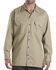 Image #2 - Dickies Men's Solid Twill Long Sleeve Work Shirt - Folded, , hi-res