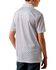 Image #2 - Ariat Boys' Southwestern Print Short Sleeve Button-Down Polo Shirt, White, hi-res