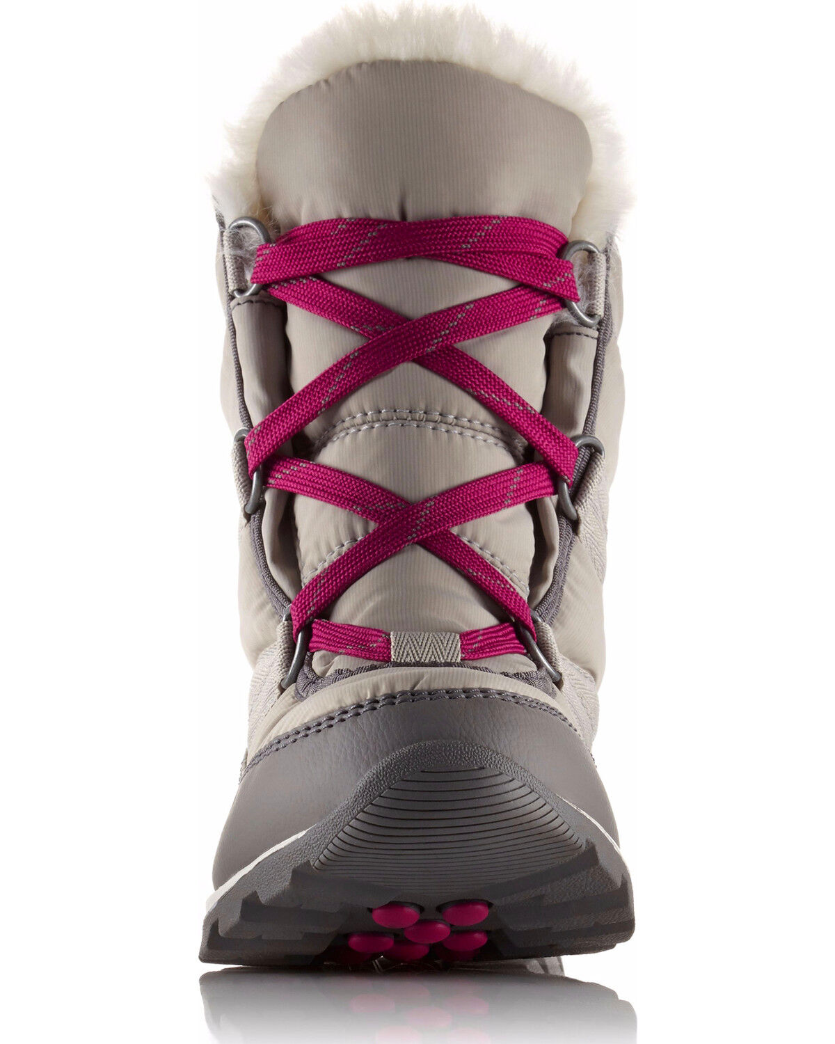 Image #3 - Sorel Women's Gray Whitney Short Lace Boots - Round Toe , , hi-res