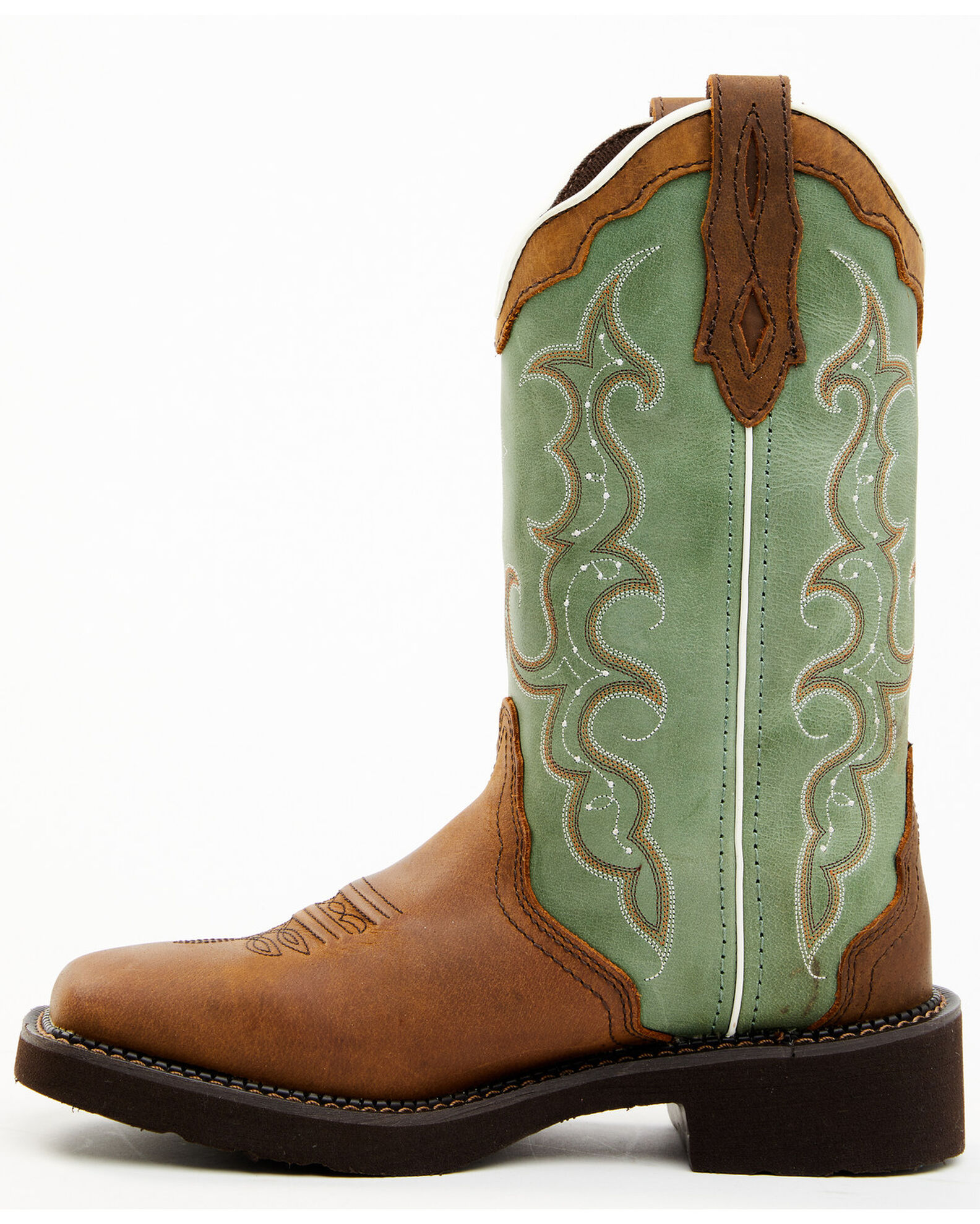 Justin teal cowboy boots discount
