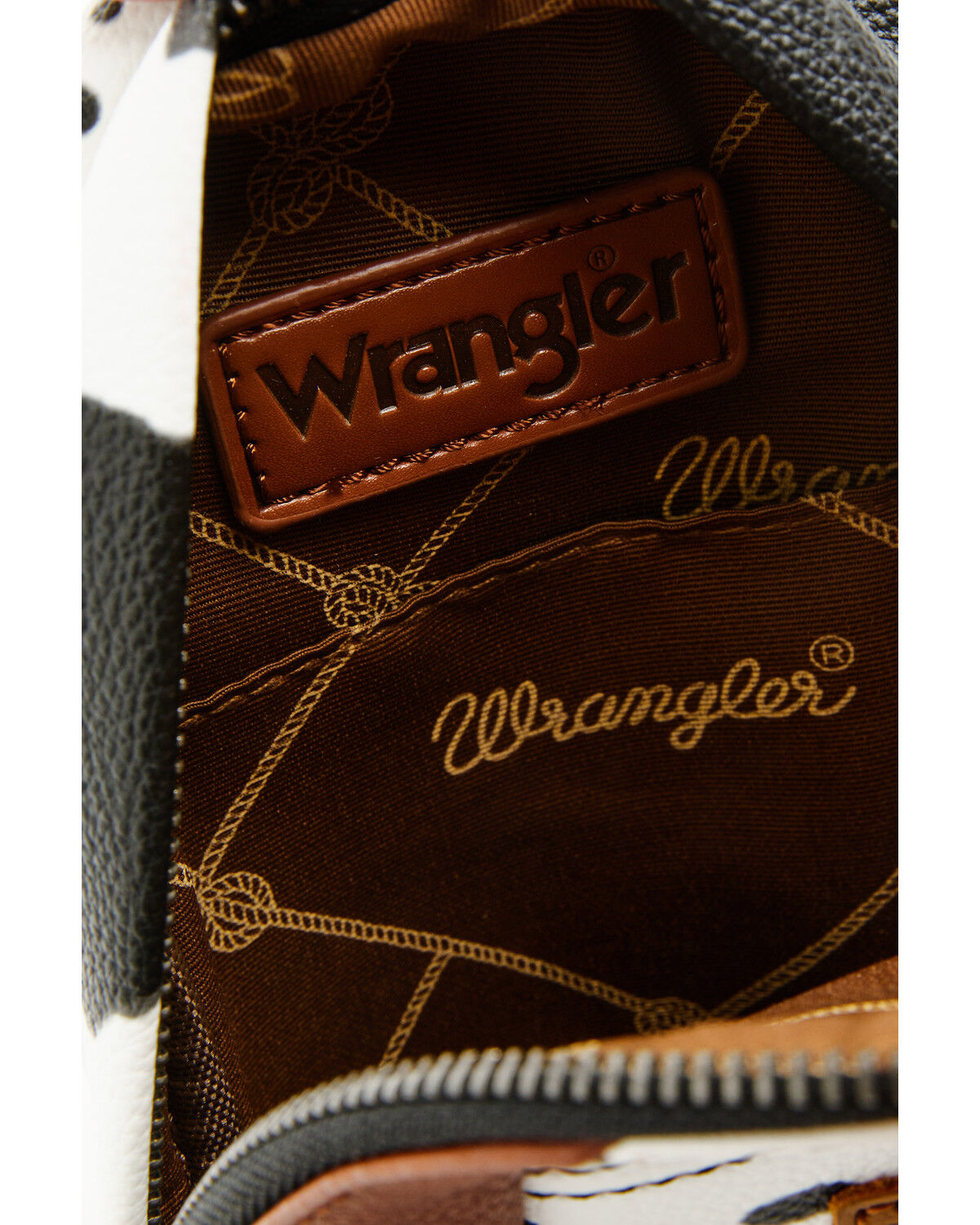 Wrangler Women's Boot Barn Exclusive Daisy Cow Print Sling Bag