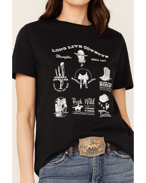 Wrangler Women's Long Live Cowboys Graphic Tee | Boot Barn