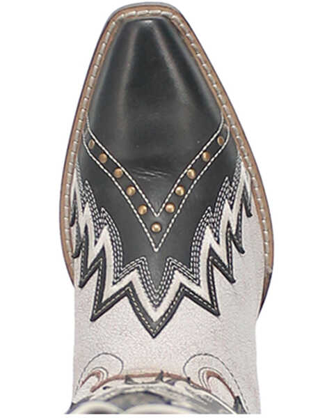 Image #6 - Laredo Women's Shawnee Western Boots - Snip Toe, Black/white, hi-res