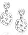 Image #2 - Montana Silversmiths Women's Pure Luck Earrings, Silver, hi-res
