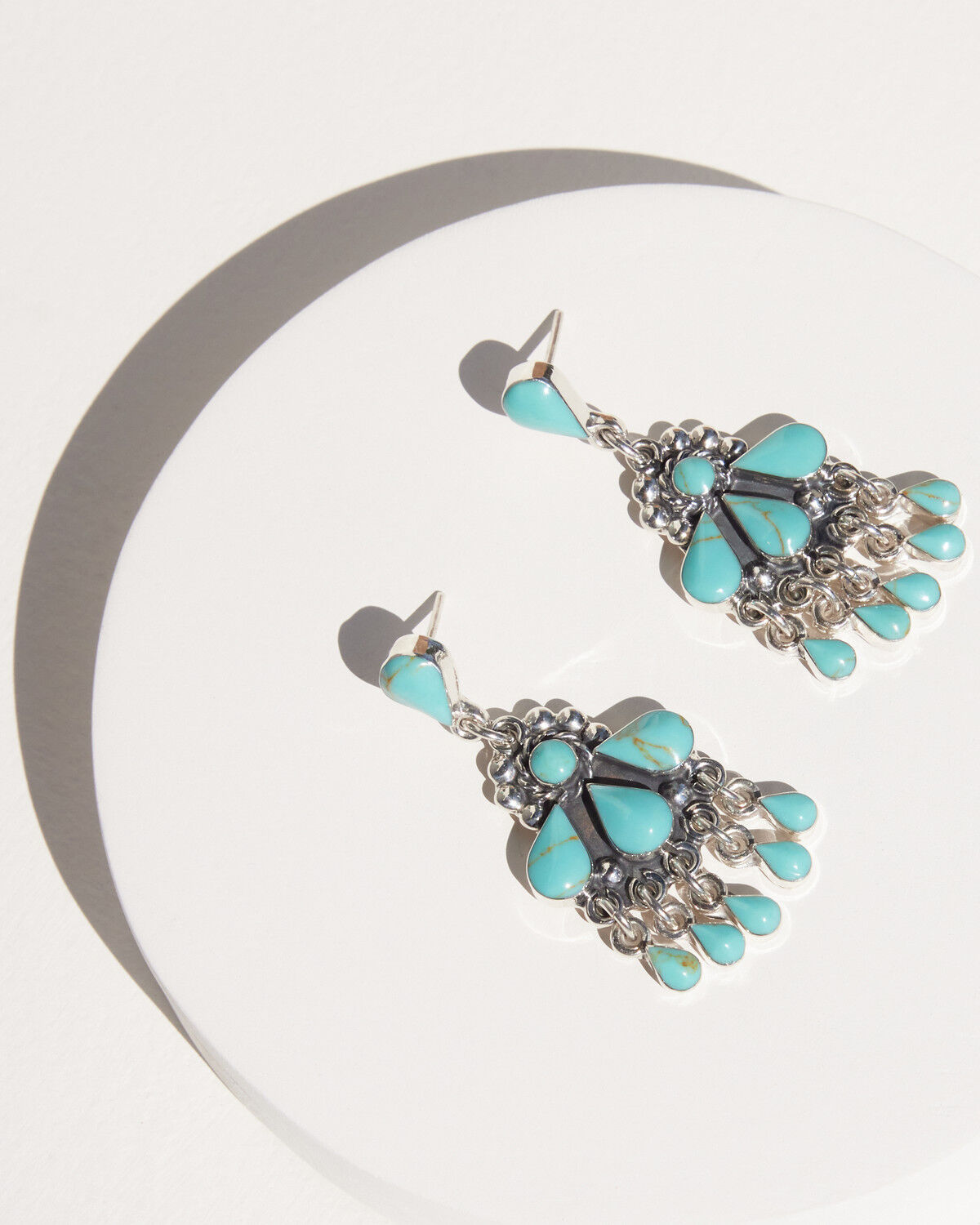 Image #1 - Paige Wallace Women's Tears Dangle Earrings, Silver, hi-res