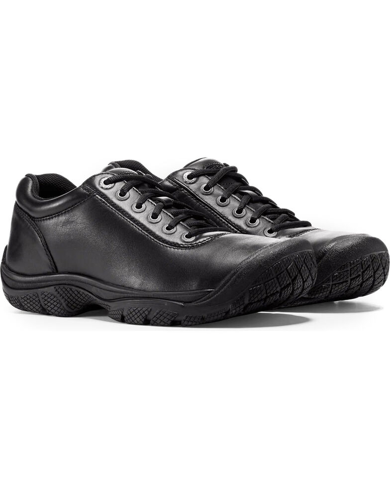 Keen Men S Black Ptc Waterproof Work Oxford Shoes Boot Barn