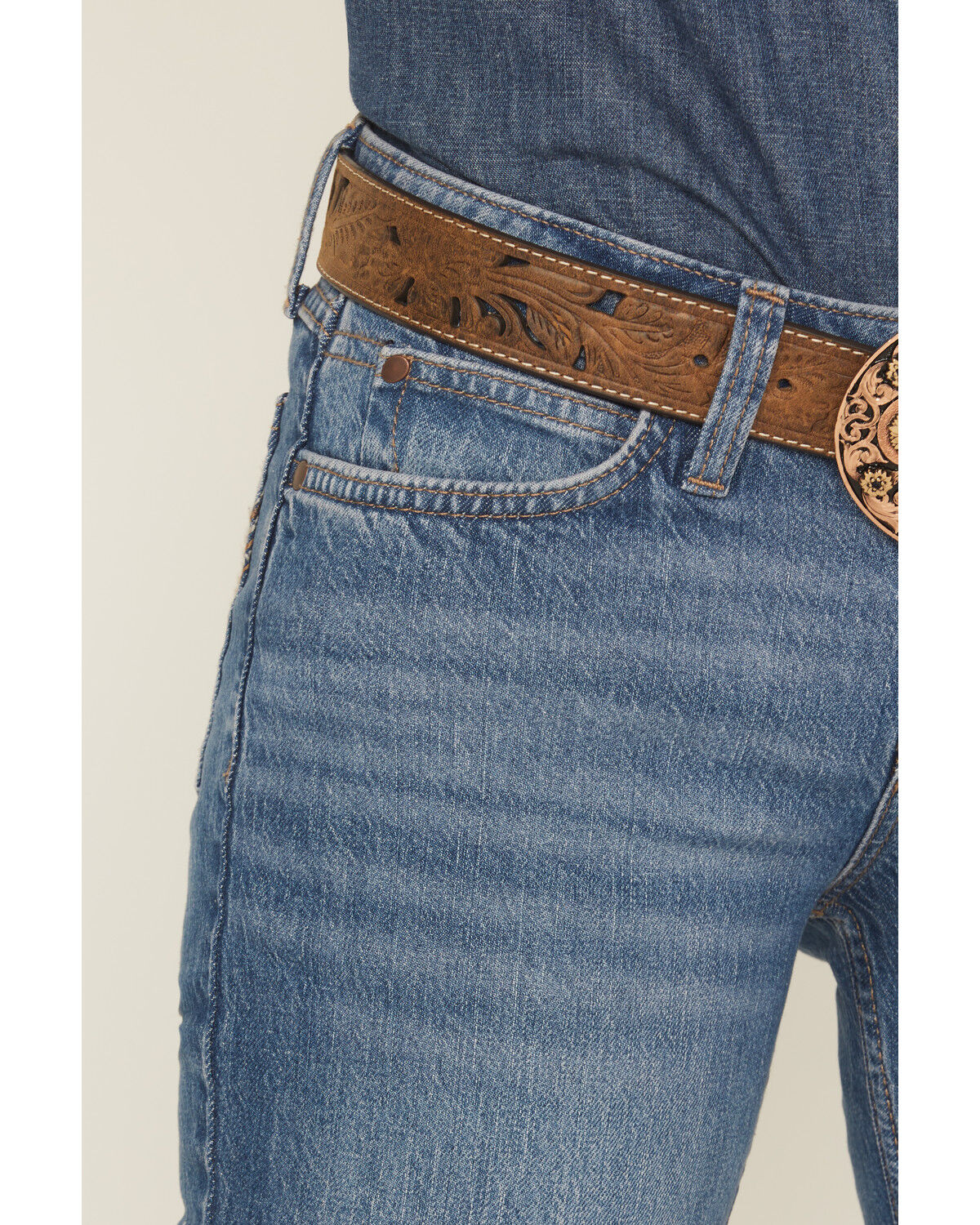 Product Name:  Wrangler Retro Women's Khloe Dark Wash Mid Rise Mae Bootcut Stretch Denim Jeans