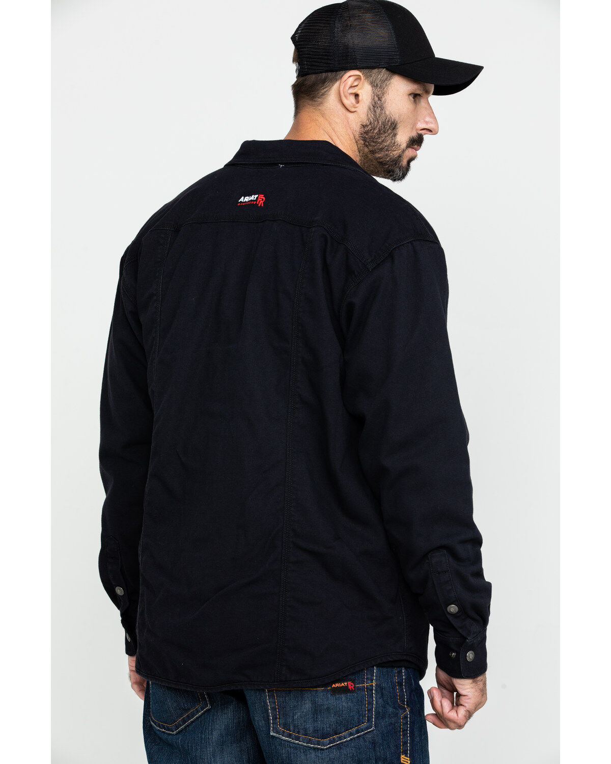 Image #2 - Ariat Men's FR Rig Work Shirt Jacket, , hi-res