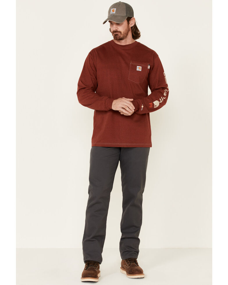 red brown heather carhartt
