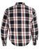 Image #3 - Milwaukee Performance Men's Aramid Reinforced Plaid Flannel Biker Shirt, Black/red, hi-res