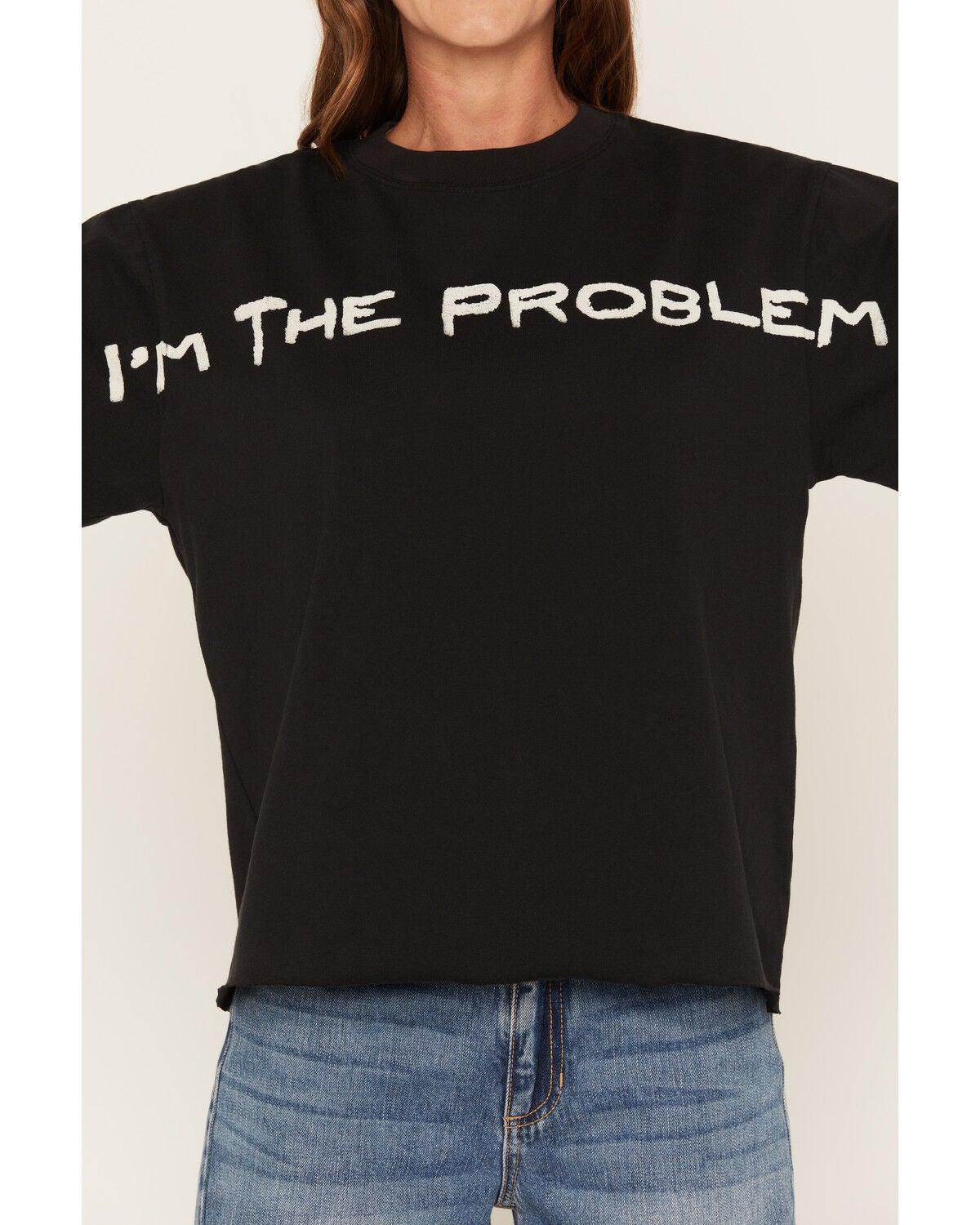 Image #3 - Morgan Wallen Women's I'm The Problem Short Sleeve Graphic Tee, Black, hi-res