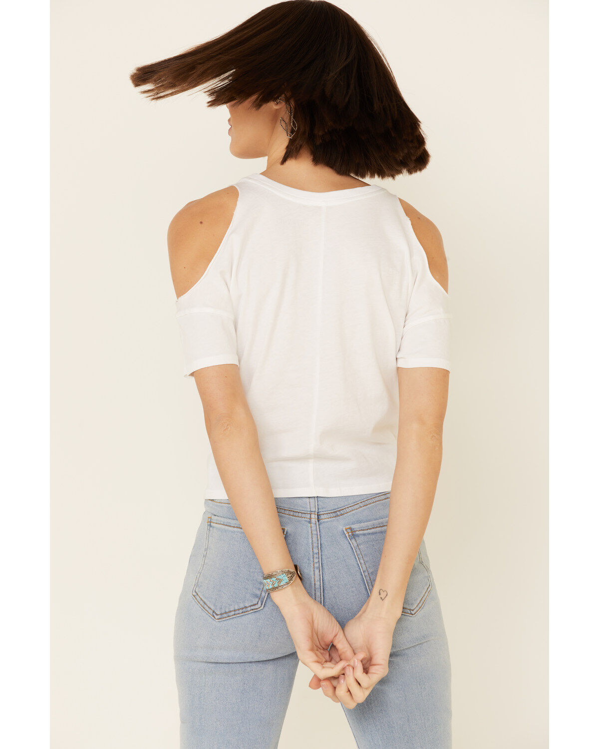 Image #5 - Shyanne Women's Flag Cold Shoulder Tie-Up Top  , , hi-res