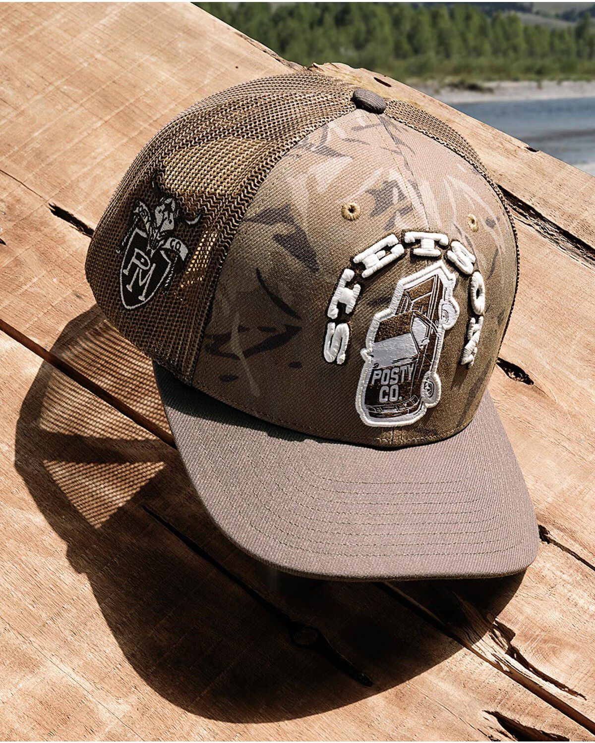 Image #2 - Stetson X Post Malone Men's Boot Barn Exclusive Album Trucker Cap, Brown, hi-res