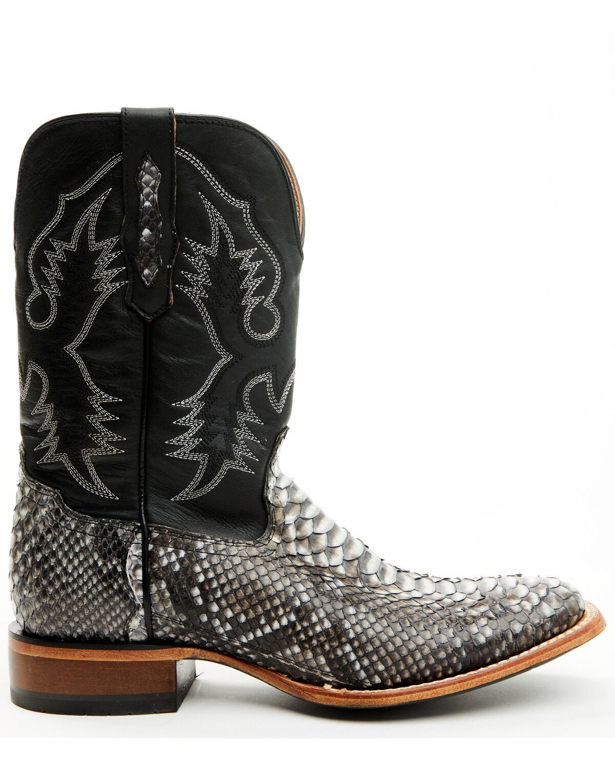 Cody James Men's Exotic Python Cowboy Boot - Broad Square Toe, 11" Shaft, Leather - View #8
