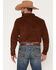 Image #4 - Cody James Men's Rusty Nail Solid Corduroy Long Sleeve Snap Western Shirt, Rust Copper, hi-res