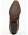 Image #7 - Laredo Women's Skyla Floral Studded Western Performance Boots - Snip Toe, Dark Brown, hi-res