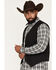 Image #2 - Moonshine Spirit&reg; Men's Six String Distressed Vest, Black, hi-res