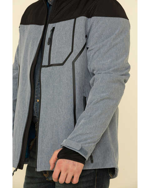 Image #4 - Cody James Core Men's Cascade Colorblock Zip-Front Softshell Jacket , , hi-res