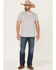 Image #1 - Moonshine Spirit Men's Corral Dust Medium Dark Wash Stretch Slim Straight Jeans, Dark Medium Wash, hi-res