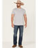 Image #1 - Moonshine Spirit Men's Corral Dust Medium Dark Wash Stretch Slim Straight Jeans , Dark Medium Wash, hi-res