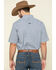 Image #2 - Tuf Cooper Men's Competition White Stretch Geo Print Short Sleeve Western Shirt, , hi-res