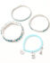 Image #1 - Lainey Wilson Women's Heart Like A Truck Beaded Bracelet, Silver, hi-res