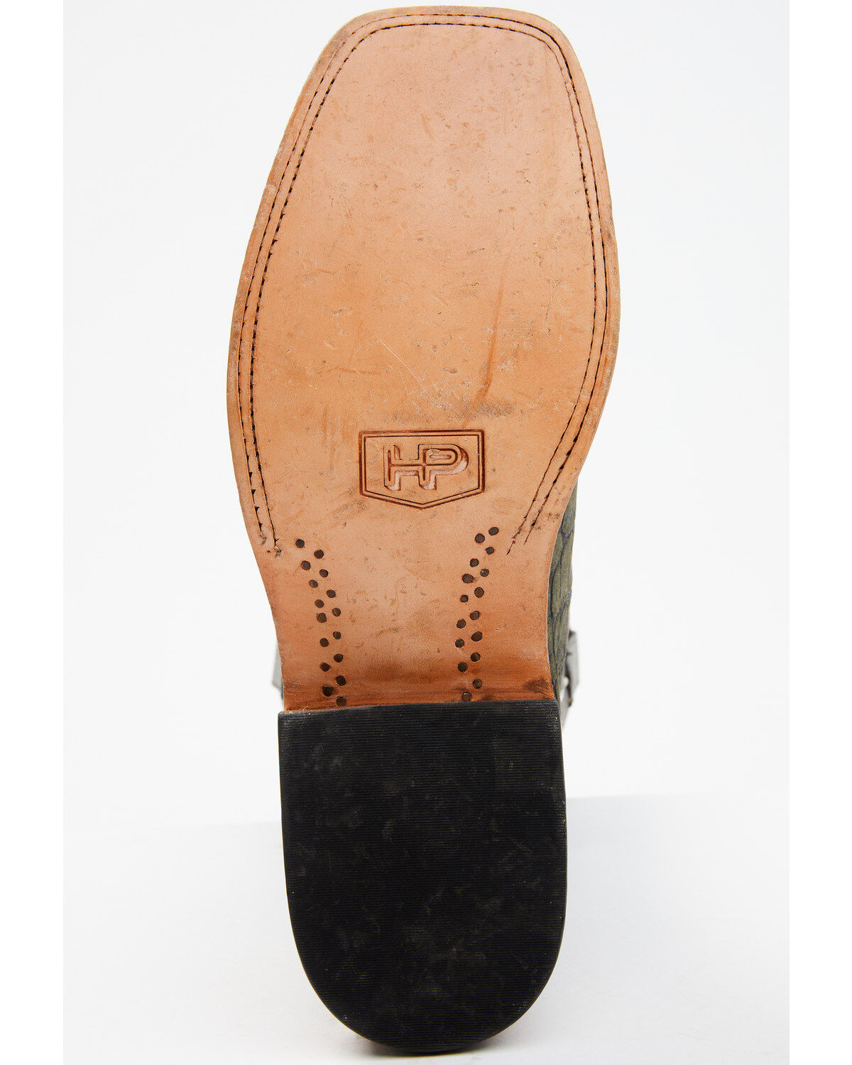 Image #7 - Horse Power Men's Coco Caiman Print Western Boots - Broad Square Toe, Grey, hi-res
