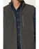 Image #3 - Ariat Men's Americana Logo Concealed Carry Softshell Vest, Charcoal, hi-res