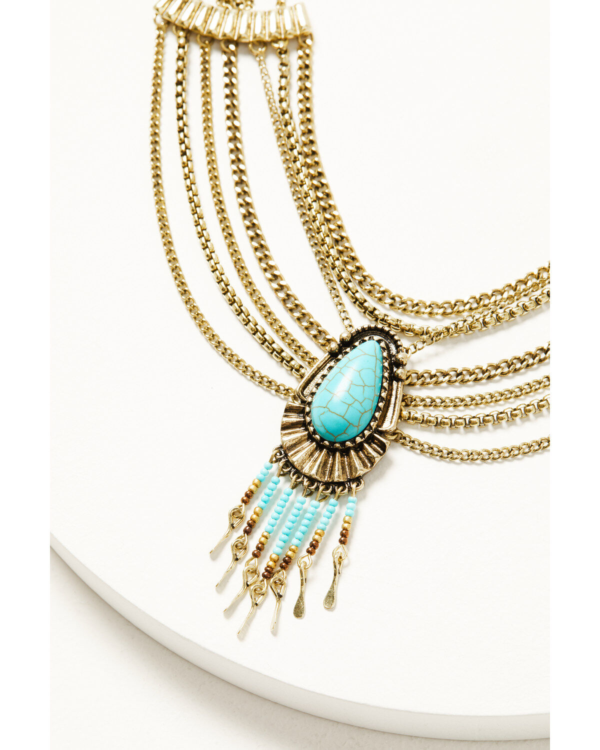 Image #2 - Shyanne Women's Desert Boheme Chain Jewelry Set - 2 Piece, Gold, hi-res