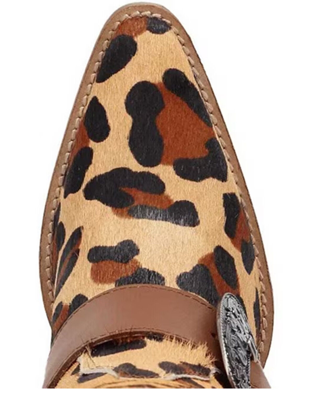 Image #6 - Dingo Women's Spur Crazy Leopard Print Tall Western Boots - Round Toe, Leopard, hi-res