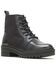 Image #1 - Harley Davidson Women's Valene Canvas 5" Lace-Up Moto Boots - Round Toe, Black, hi-res
