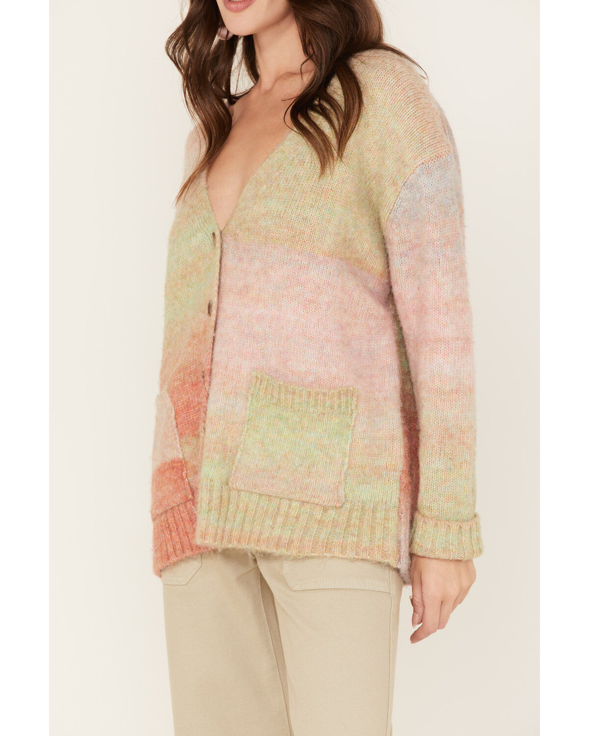 Image #3 - Revel Women's Marled Knit Button-Front Cardigan, , hi-res