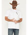 Image #2 - Brixton Men's Buck Club Short Sleeve Graphic T-Shirt, White, hi-res