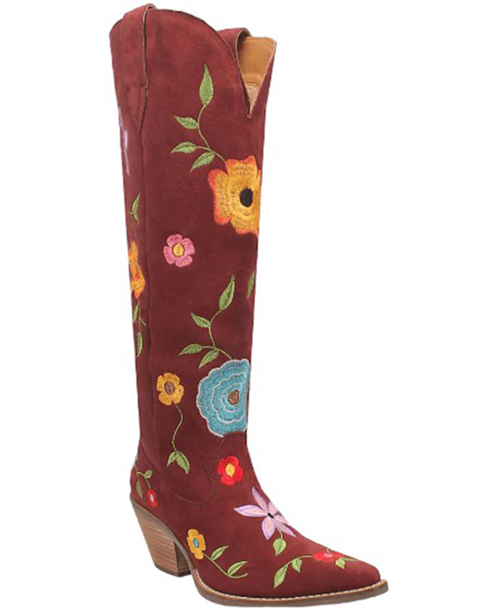 Floral western boots 2025
