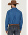Image #4 - RANK 45® Men's Bulldogger Dobby Geo Button-Down Western Shirt, Blue, hi-res