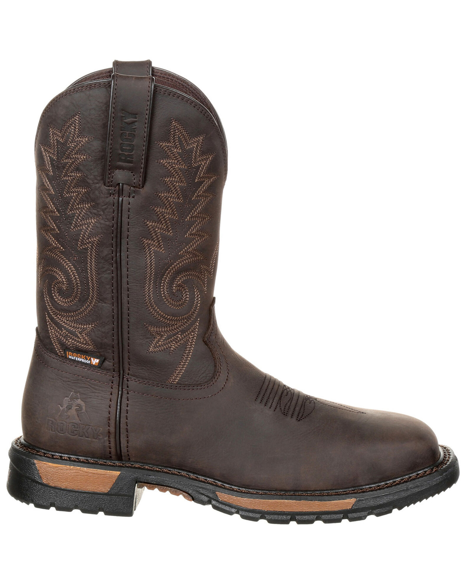 rocky long range waterproof western boot